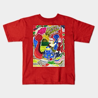 Tanabata Lineart Kids T-Shirt